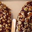 Frozen and choco bananas
