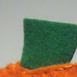 Lavoretti per Halloween: : un elastico per capelli a forma di zucca