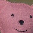 Juegos de pañolenci: un osito todo rosa