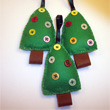 Decorazioni di Natale: Alberelli di bottoni + Candy – Vince…