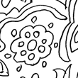 Fiori-Mandala da colorare