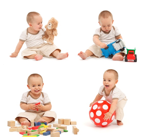 I giochi adatti ai bimbi di sei mesi