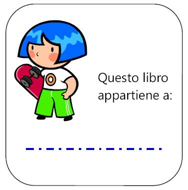 Etichette per libri e quaderni