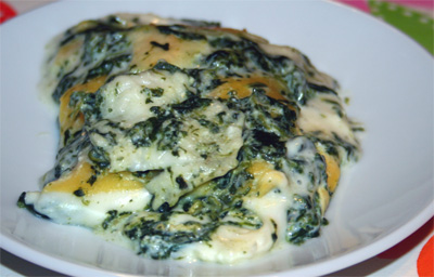 Lasagne ricotta e spinaci