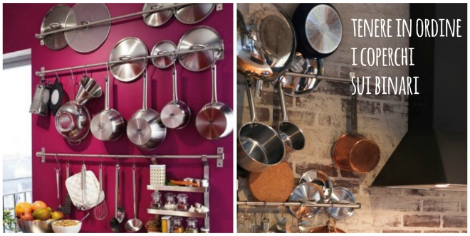 4 Portacoperchi Da Armadio In Metallo Regolabili - Organizer Per Pentole E Coperchi, Risparmia Spazio In Cucina!