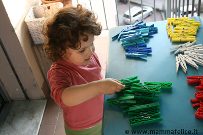 giochi montessori sui colori