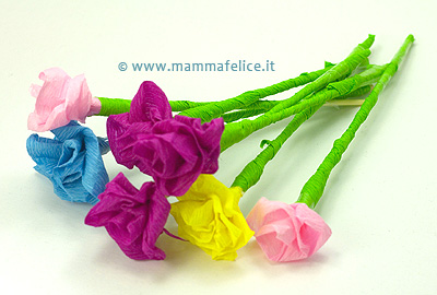 Rose Di Carta Crespa Mamma Felice