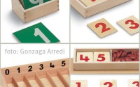 imparare i numeri con metodo montessori