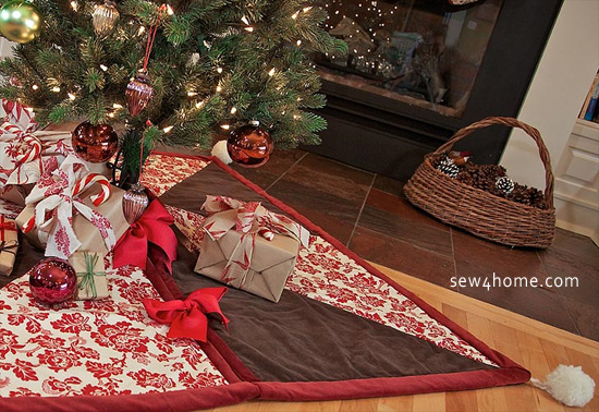 Gonna per l albero di Natale Mamma Felice