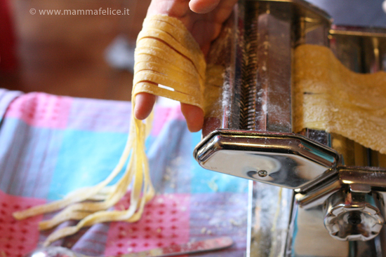 tagliatelle fatte in casa