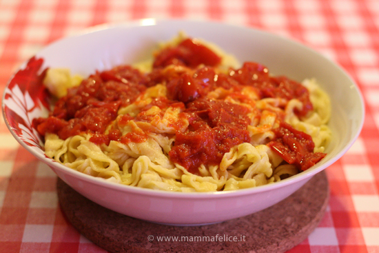 tagliatelle fatte in casa