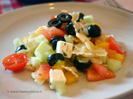 insalata greca di pasta