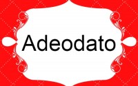 Adeodato