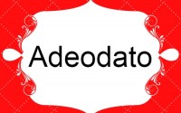 Adeodato