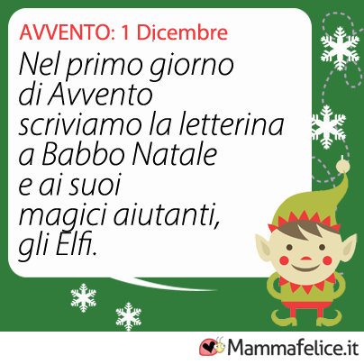 attività calendario avvento