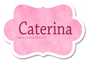 nome bambina caterina