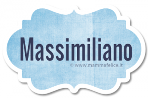 nome bambino massimiliano
