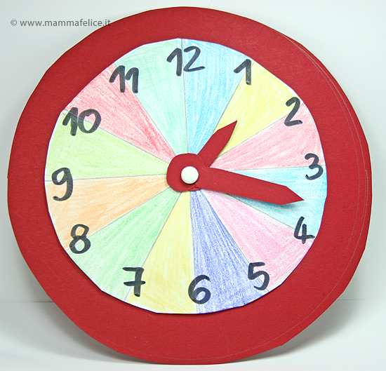 La mia prima Orologio horloge pendule-Kit per Bambini Apprendimento orologio da 30 singole parti 