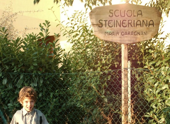 bambini alla scuola steineriana