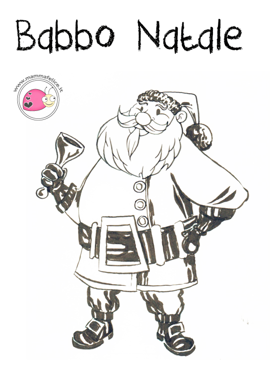 Disegnare Foto Di Babbo Natale.Come Disegnare Babbo Natale E Gli Elfi Mamma Felice