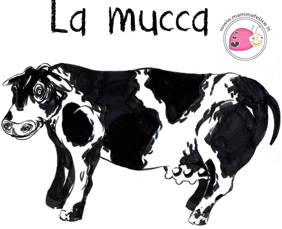 come-disegnare-una-mucca