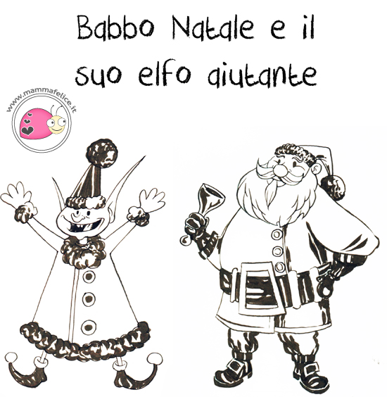 Come Disegnare Babbo Natale E Gli Elfi Mamma Felice