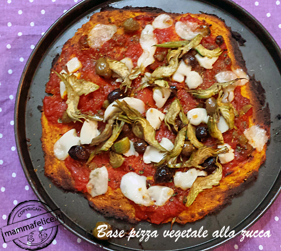 Pizza Vegan Senza Farina Senza Lievito Gluten Free Mamma Felice