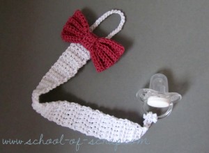 Catenella Per Ciuccio Uncinetto - Bambini - Accessori bebè - di Unc