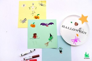 TRIDECOR Biglietti Di Halloween Per Bambini - 6 Set Con Buste E Adesivi, Formato 12,7x17,8 Cm, Carta Premium 350g - 2