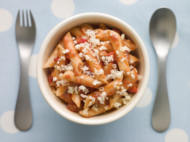 ricette-svezzamento-12-mesi-penne-pomodoro-ricotta