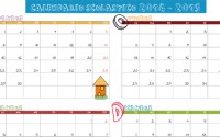 Calendario scolastico 2014-2015 stampabile