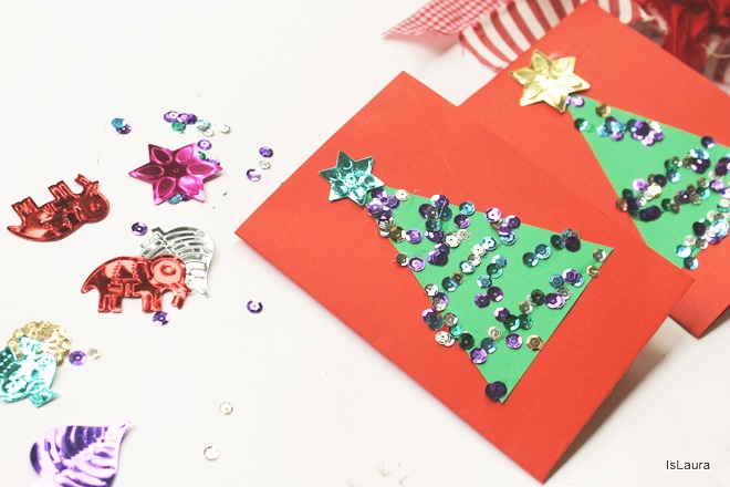 Tutorial-bigliettini-di-Natale-in-cartoncino-e-paillettes