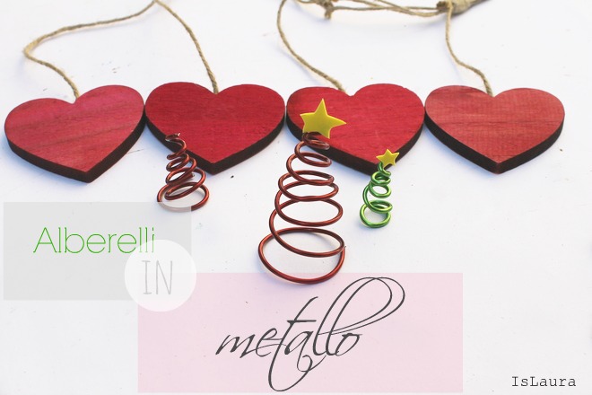 Tutorial come fare alberelli di Natale con filo metallico