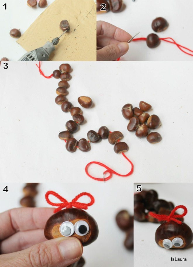 Tutorial-serpente-di-castagne-come-fare.