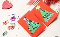 biglietti-di-Natale-in-cartoncino-e-paillettes-