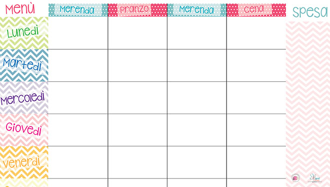 Tanti Planner E Pdf Da Scaricare Gratis Per Essere Organizzati Mamma Felice