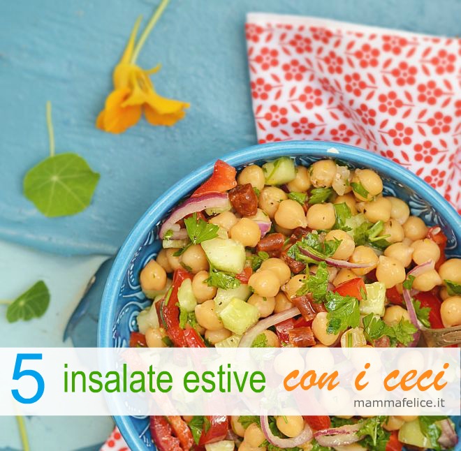 5 Insalate estive con i ceci in scatola