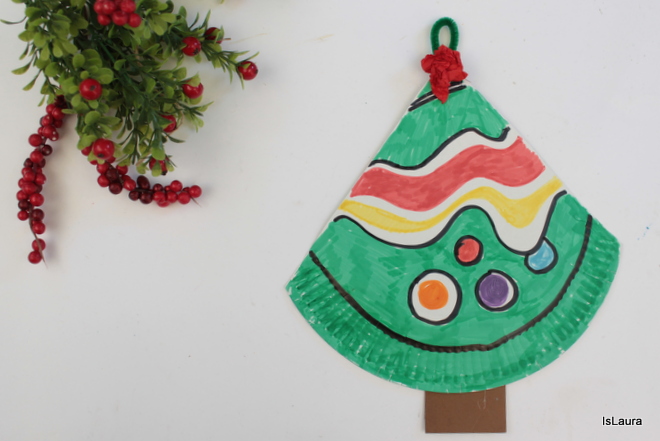 Albero Di Natale Con Piatto Di Carta Riciclato Mamma Felice