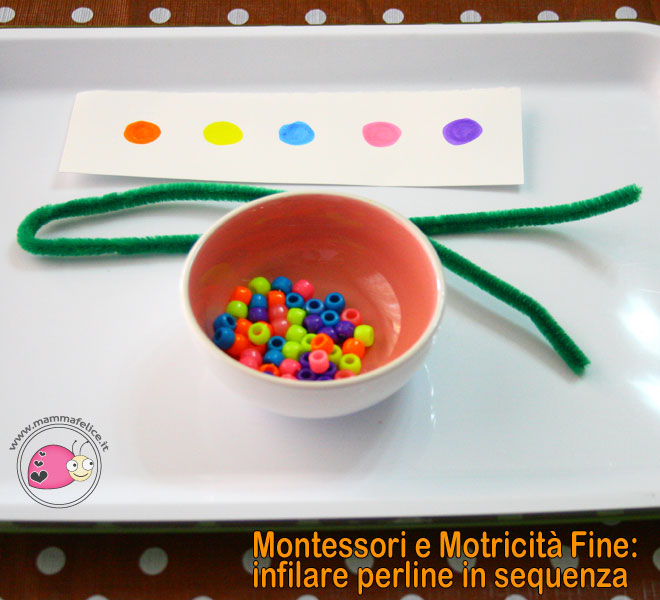 montessori-attivita-motricita-fine-infilare-perline-in-sequenza