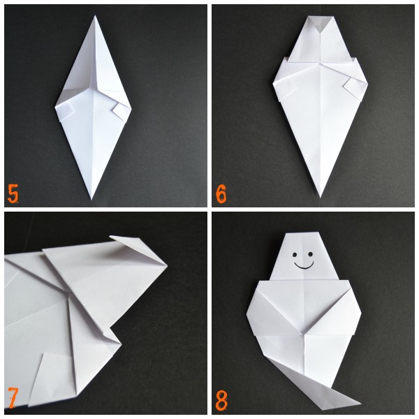 fantasma origami collage origami 2