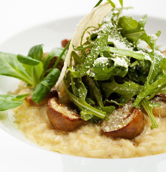 cena-raffinata-elegante-risotto-porcini