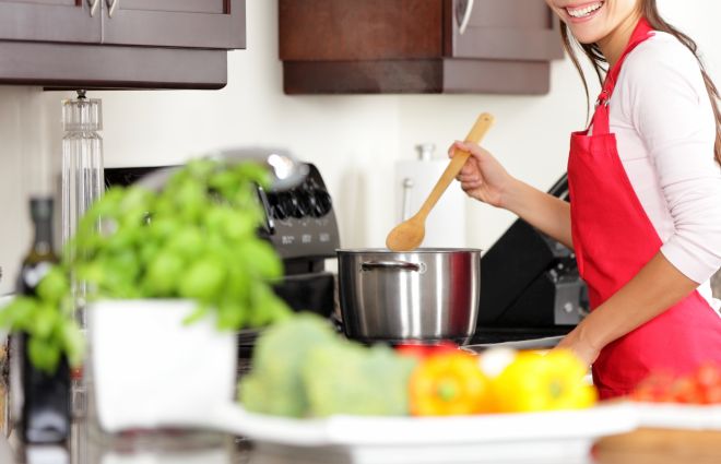 cucinare un intero pasto con una sola pentola, senza sporcare, menù completo