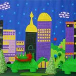 Creare con i bambini: dinosauri metropolitani con i piatti di carta