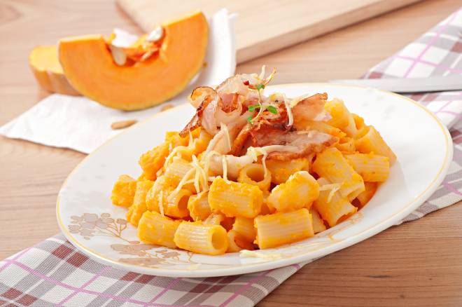 pasta zucca pancetta