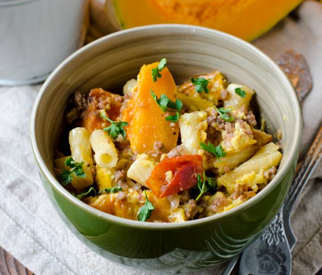 ricette di pasta con la zucca