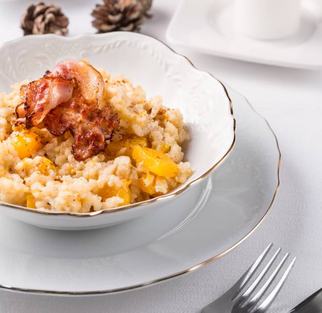 ricette-con-zucca_risotto-bacon-croccante