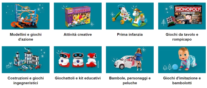 giocattoli natale 2018 amazon