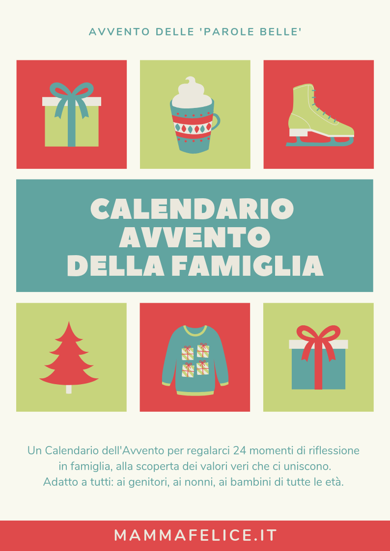 Disegni Di Natale Sui Quadretti.Calendario Dell Avvento Mamma Felice