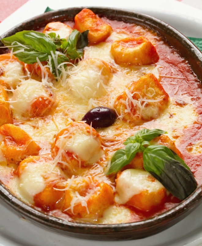 ricette vegetariane di primi piatti: gnocchi al forno