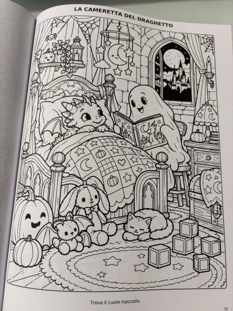 libri di halloween da colorare